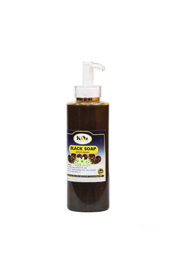 Black Soap - Body Wash - 200ml - Image 2